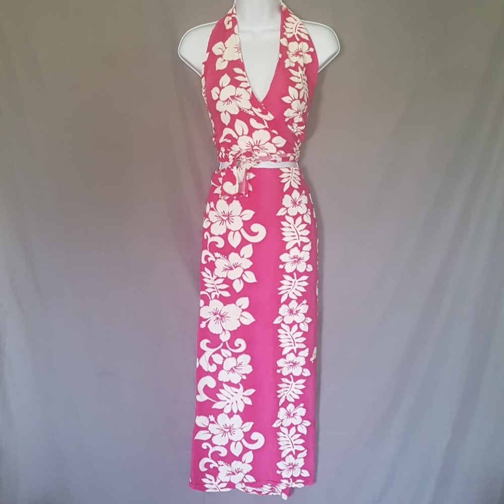 Hawaiian 2 Piece Top and Skirt Set